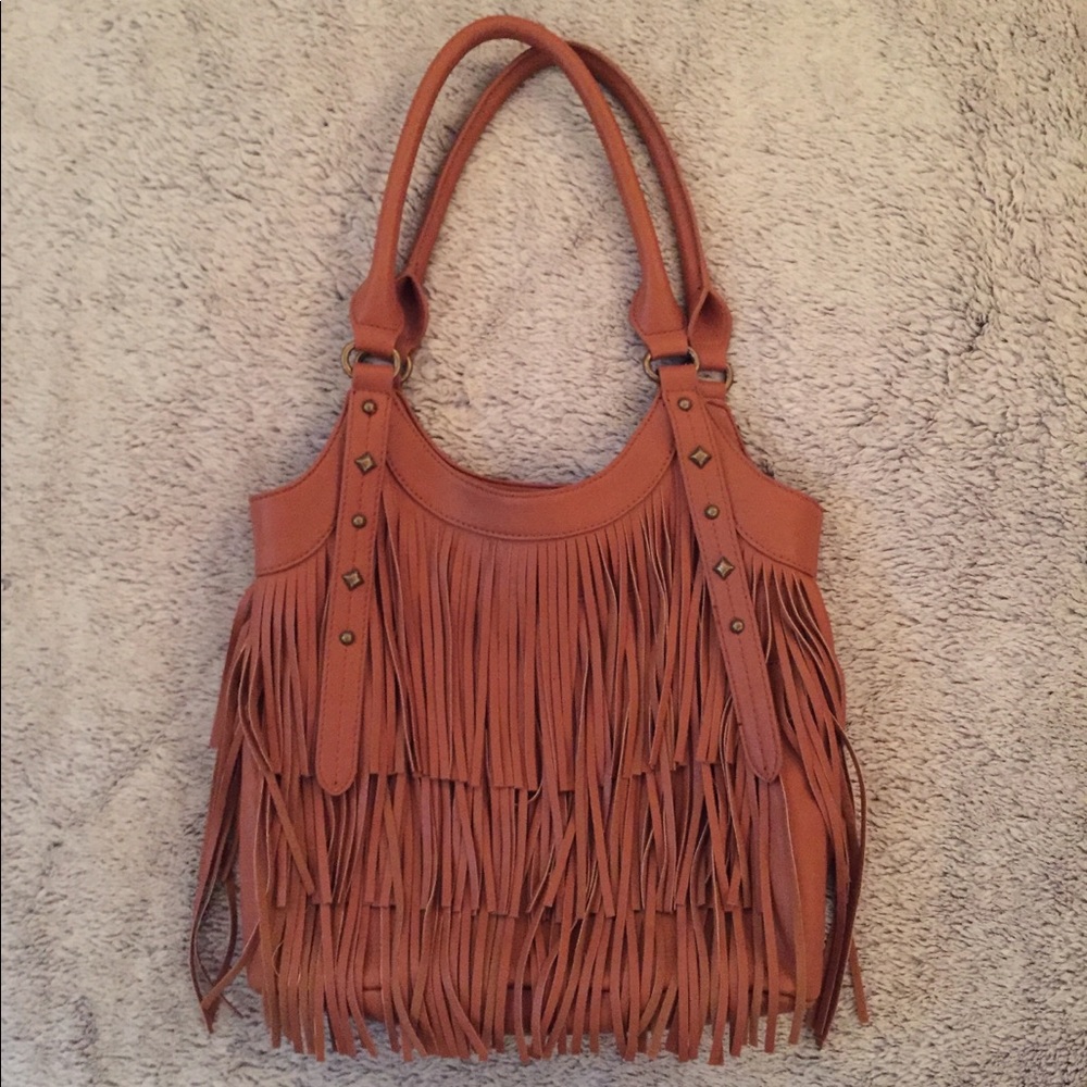 NEW Brown Fringe Bag